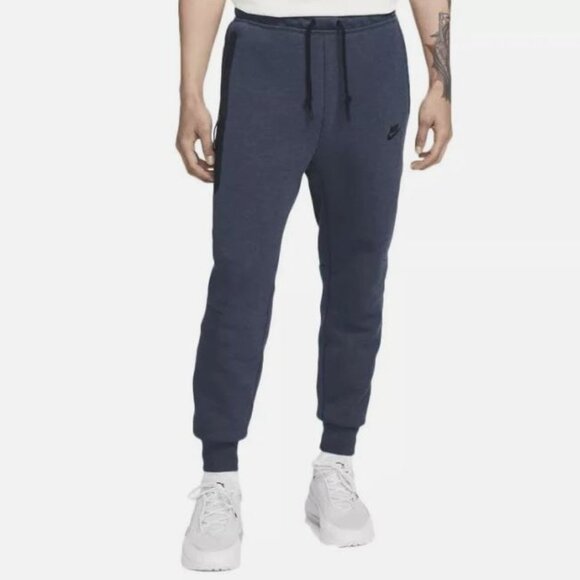Nike Sportswear Tech Fleece Joggers Obsidian Heather/Black Men's Sz XL - Picture 1 of 15